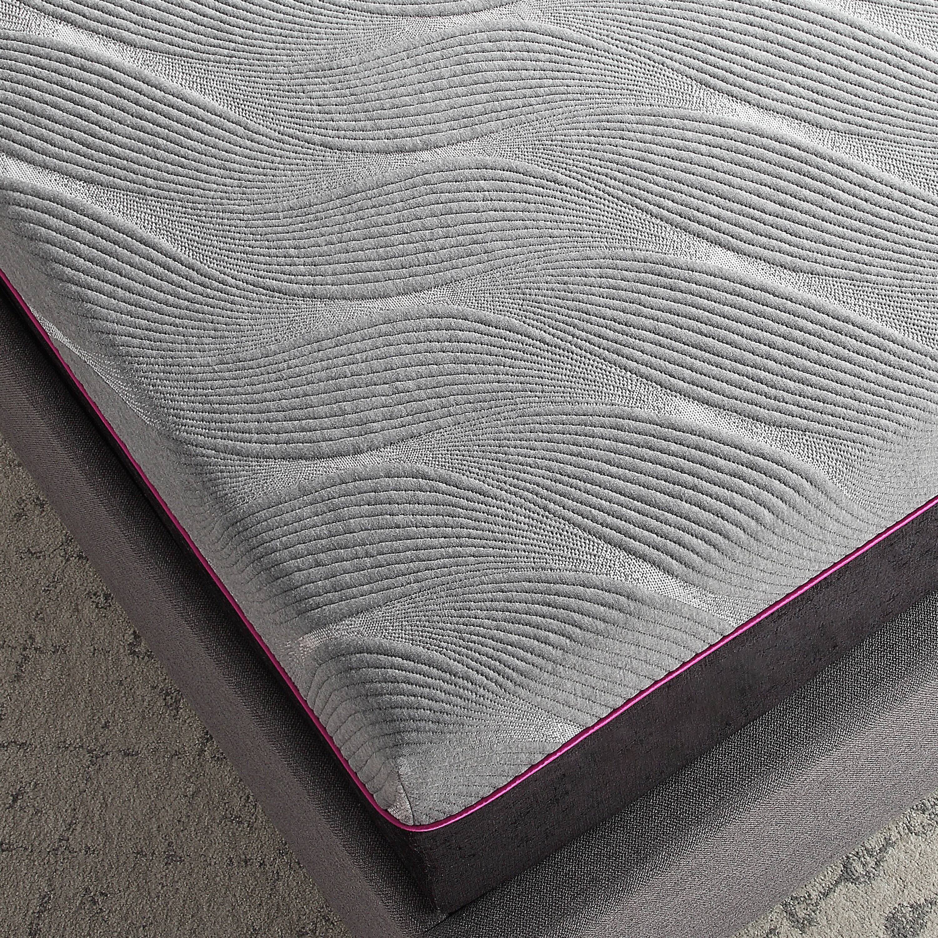 Alt View 7. Glintex - King 11 Inch Cooling Gel Memory Foam Mattress for Adults - Grey.