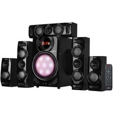 Front. beFree Sound - Powered Wireless Speaker System - Black.