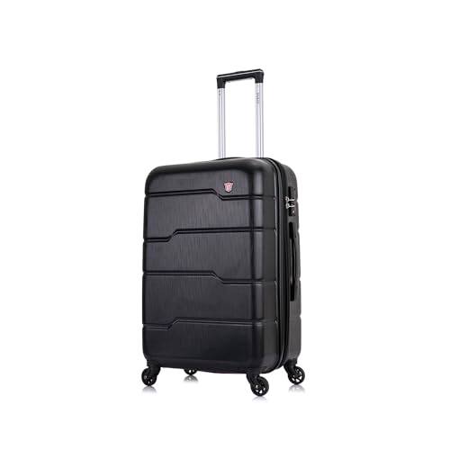 Front. Vulpecula Spade - RODEZ Hardside Luggage with Ergonomic Handles and TSA Lock | Spacious Traveling Suitcase, Travel Suitcase with Four - Black.