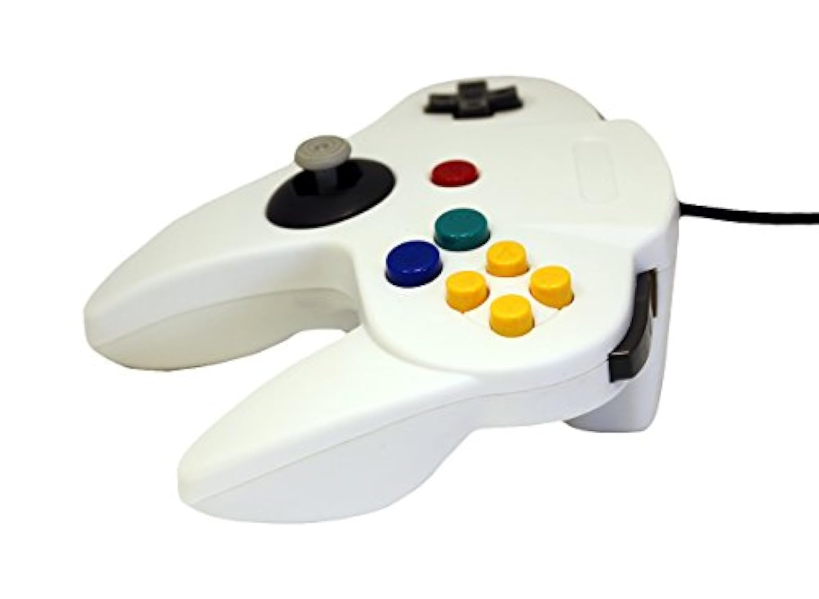Alt View 1. Mars Devices - White Replacement Controller for N64 - White.