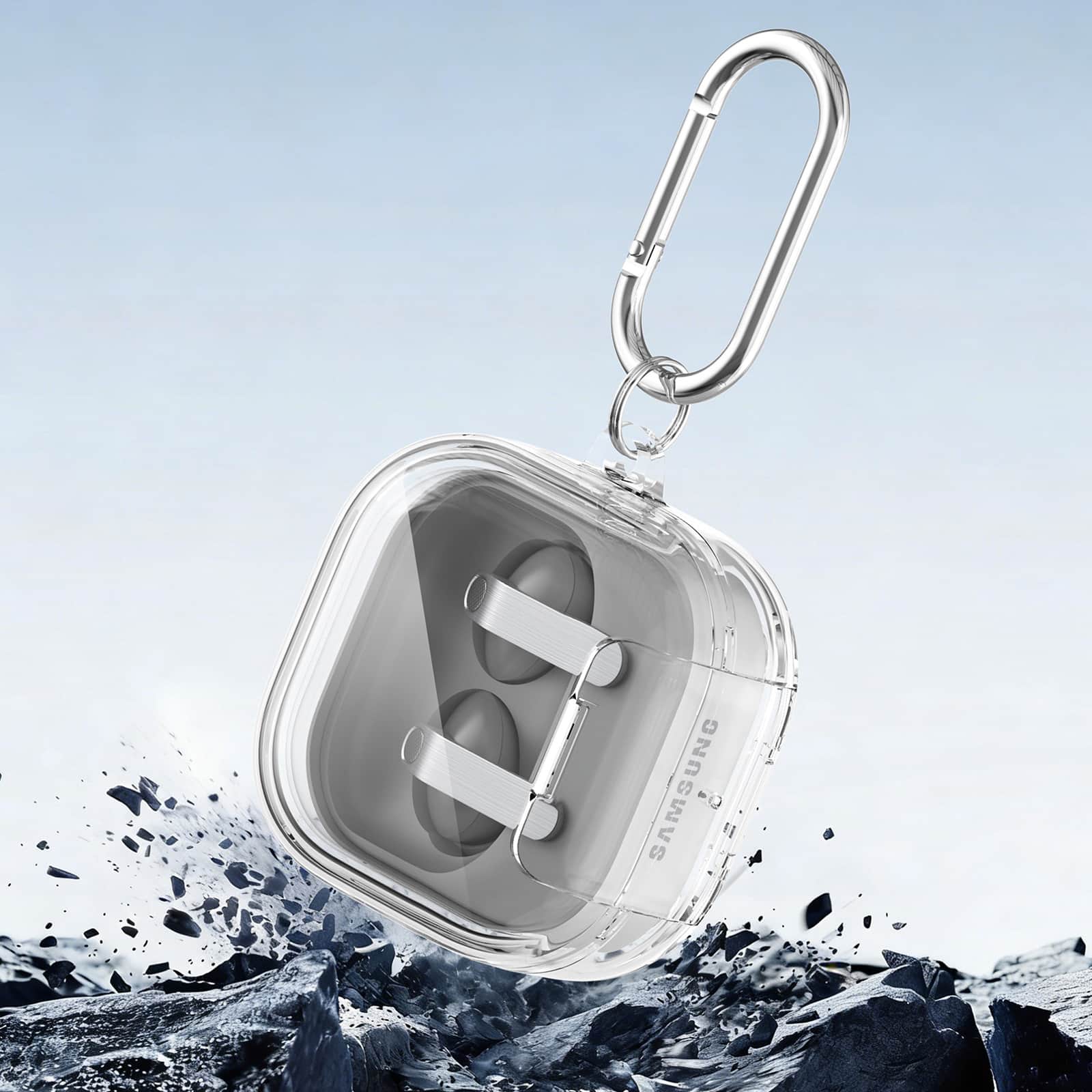 Dteck Clear Case for Samsung Galaxy Buds 4/4Pro with Cleaning Pen