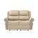 Front. ProLounger - Di'Onna Rolled Arm Distressed Faux Leather 2 Seat Wall Hugger Recliner Loveseat - Latte Tan.