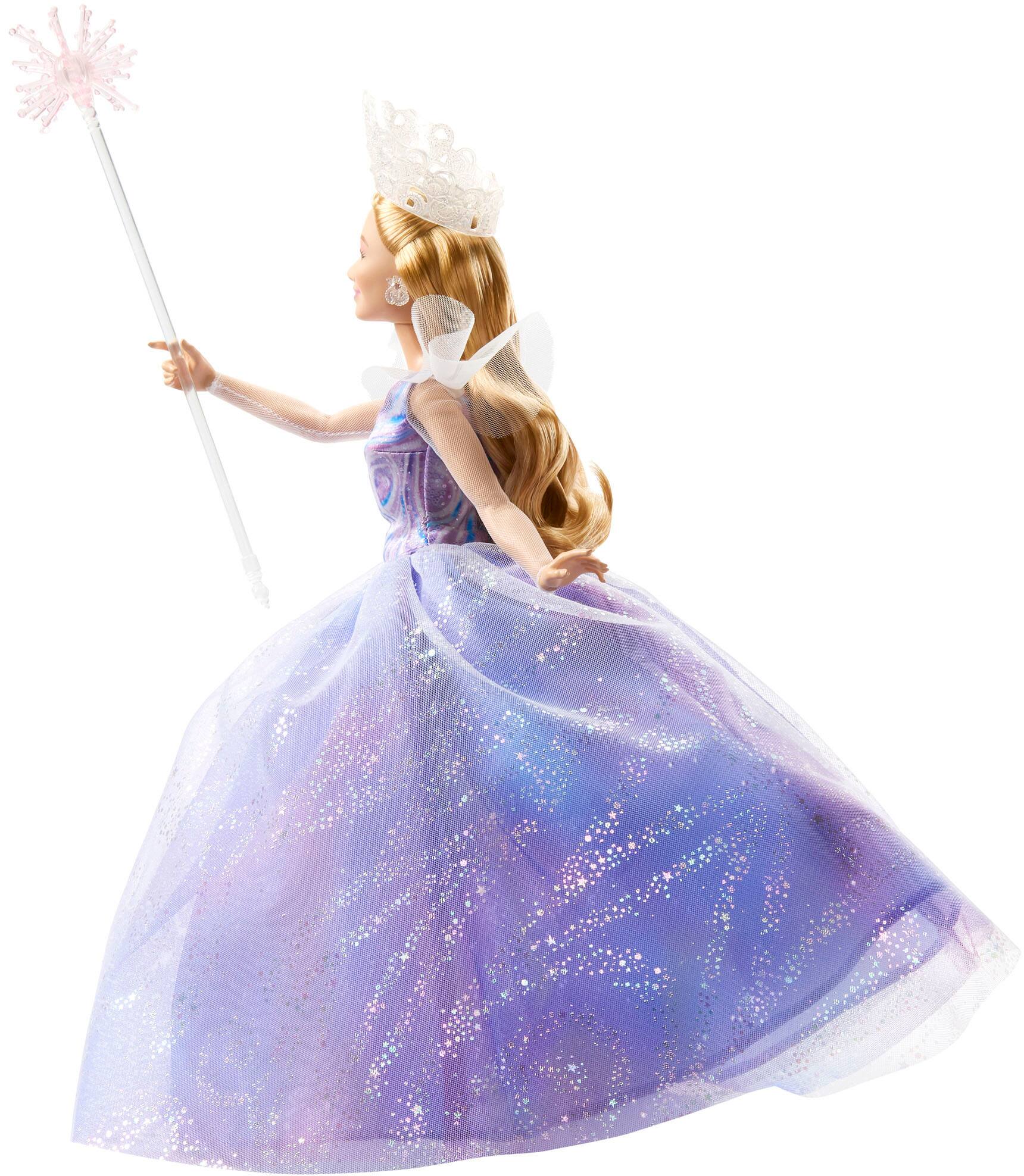 Back. Wicked - For Good Deluxe Glinda Doll with Movie-Inspired Outfit & 3 Accessories.