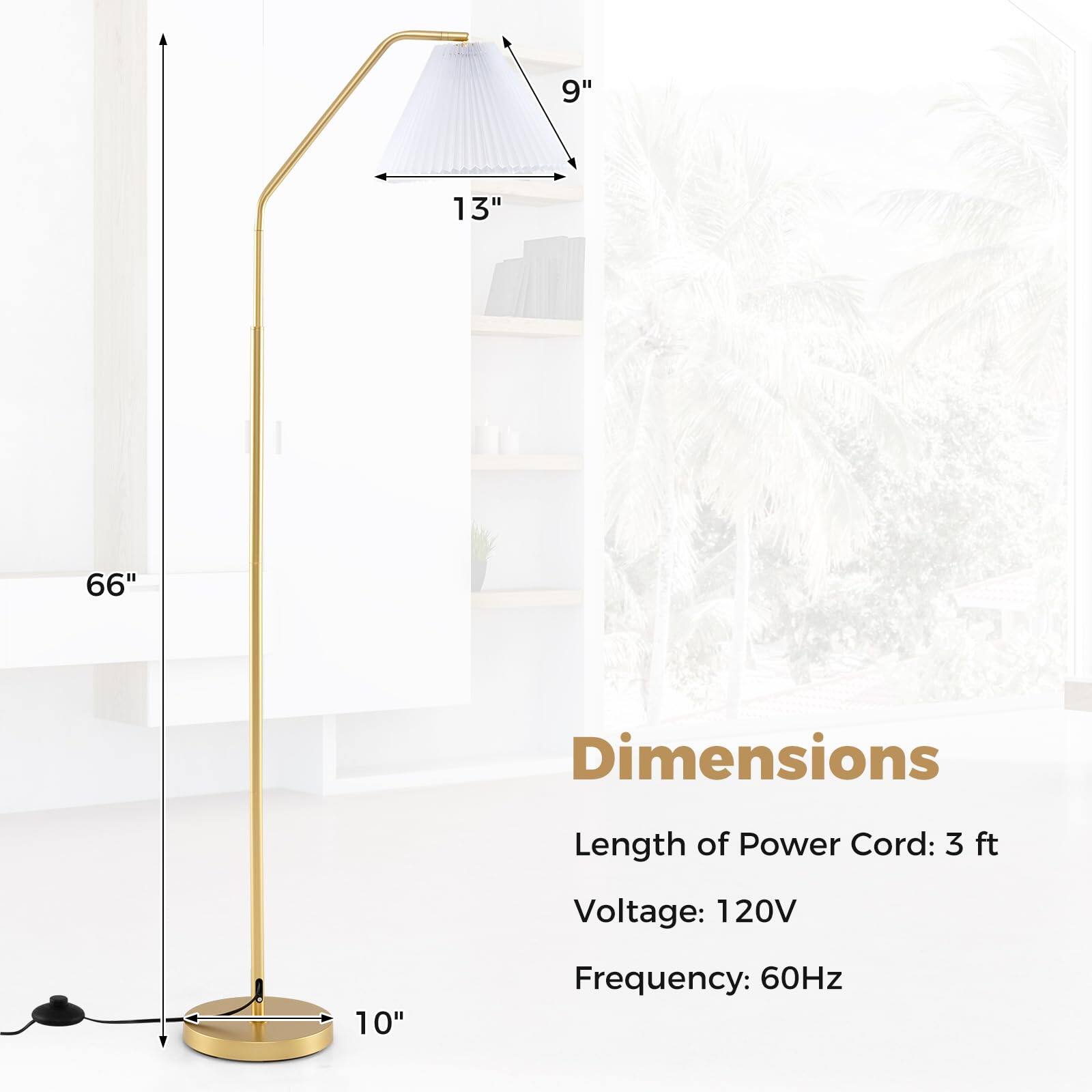 9" 13" 66" 10"  
Dimensions  
Length of Power Cord: 3 ft  
Voltage: 120V  
Frequency: 60Hz