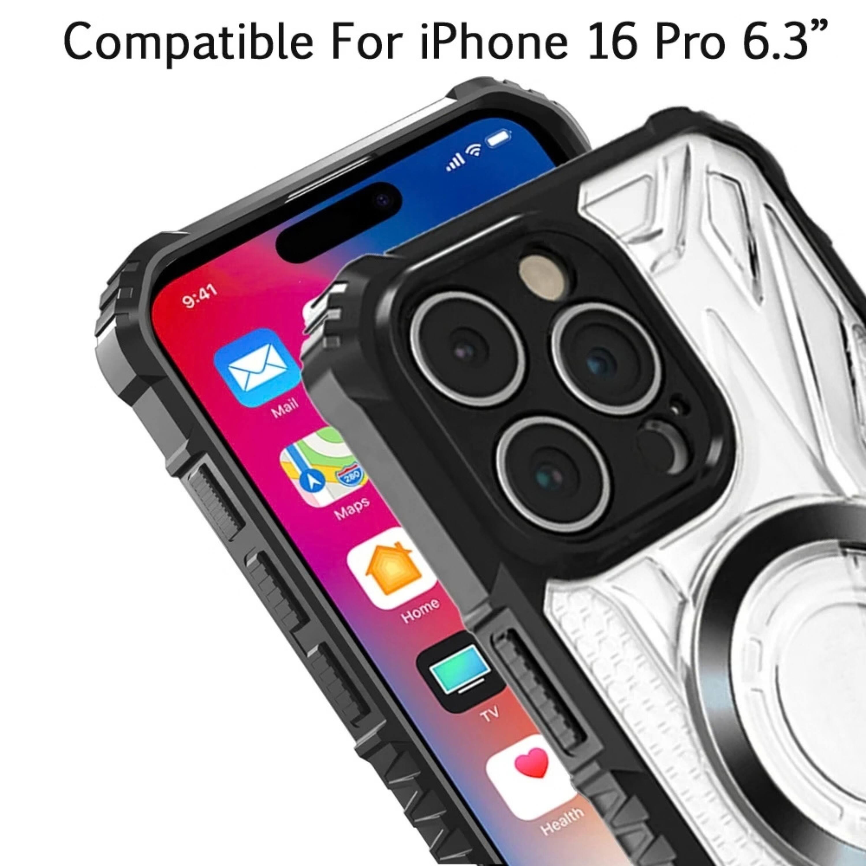 Compatible For iPhone 16 Pro 6.3"  
9:41  
Mail  
Maps  
Home  
TV  
Health
