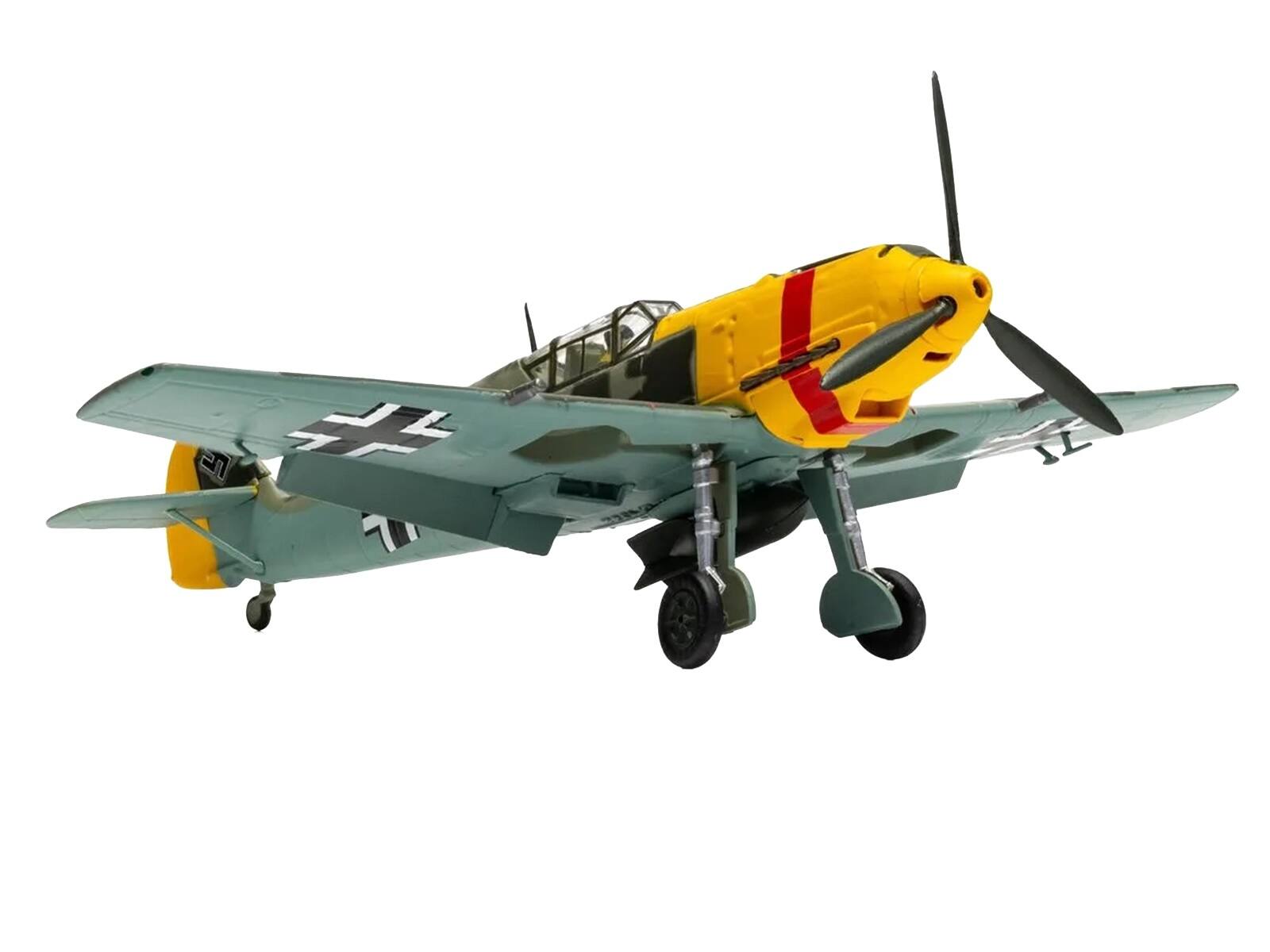 Alt View 2. Corgi - Messerschmitt Bf 109E-4/B Jabo Fighter-Bomber Aircraft German Luftwaffe "The Aviation Archive" 1/72 Model by Corgi.