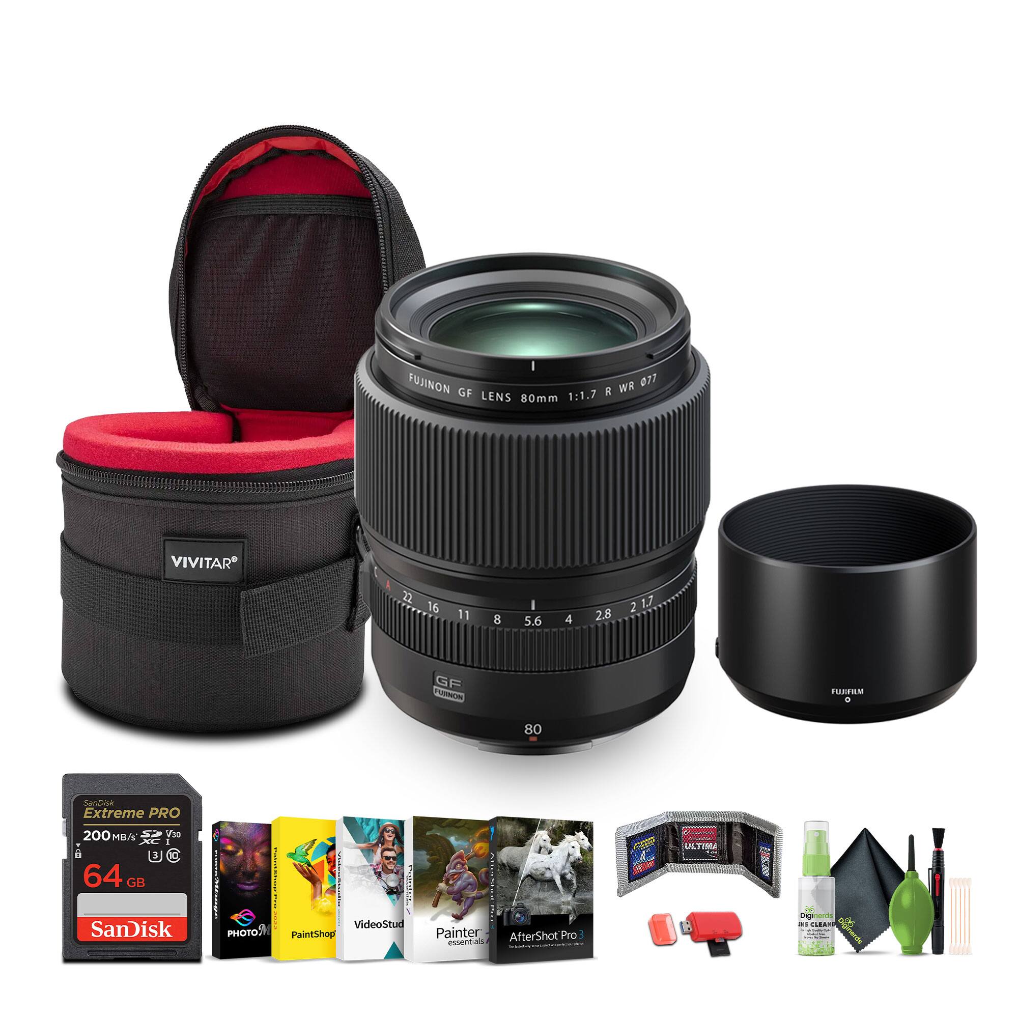 FUJINON WR 077 GF 1:1.7 A LENS 80mm VIVITAR 2 16 11 8 I 5.6 4 2.8 217 GF Potea na 9 80 SanLaae Extreme PRO 200 B/ i3 64 GB SanDisk PHOTO PIEIRL 7 VideoStud PaintShop I Painter AfterShot Pro essentiala CA AN ULTIMA 5 .. TLB