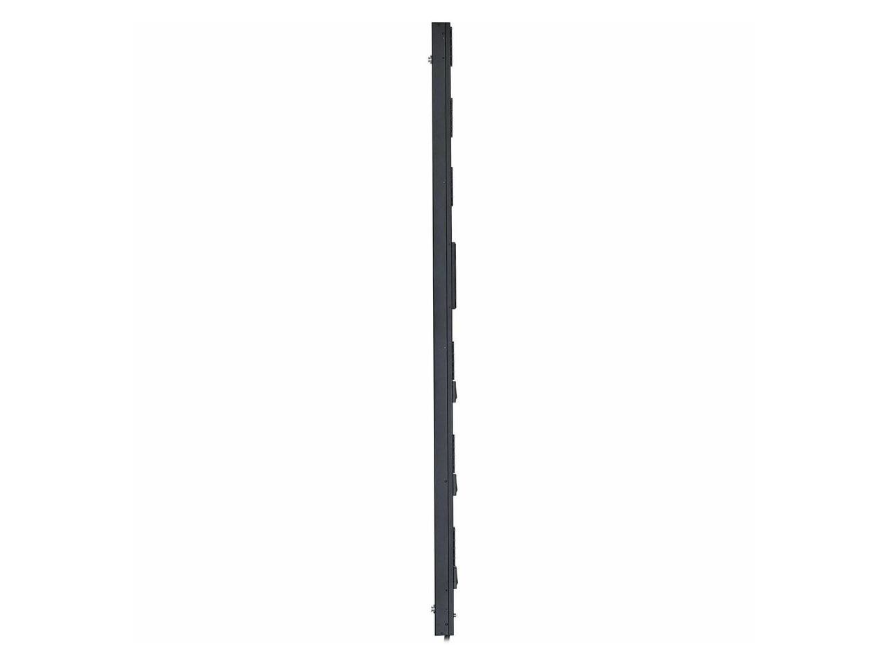 Alt View 3. Eaton - Eaton G4 24-Outlet Managed PDU, NEMA L6-30P, 12x C13/12x C39, 230V, RJ-45, 10ft Cord, 0U Vertical Rack, EVMAL630A - Black.