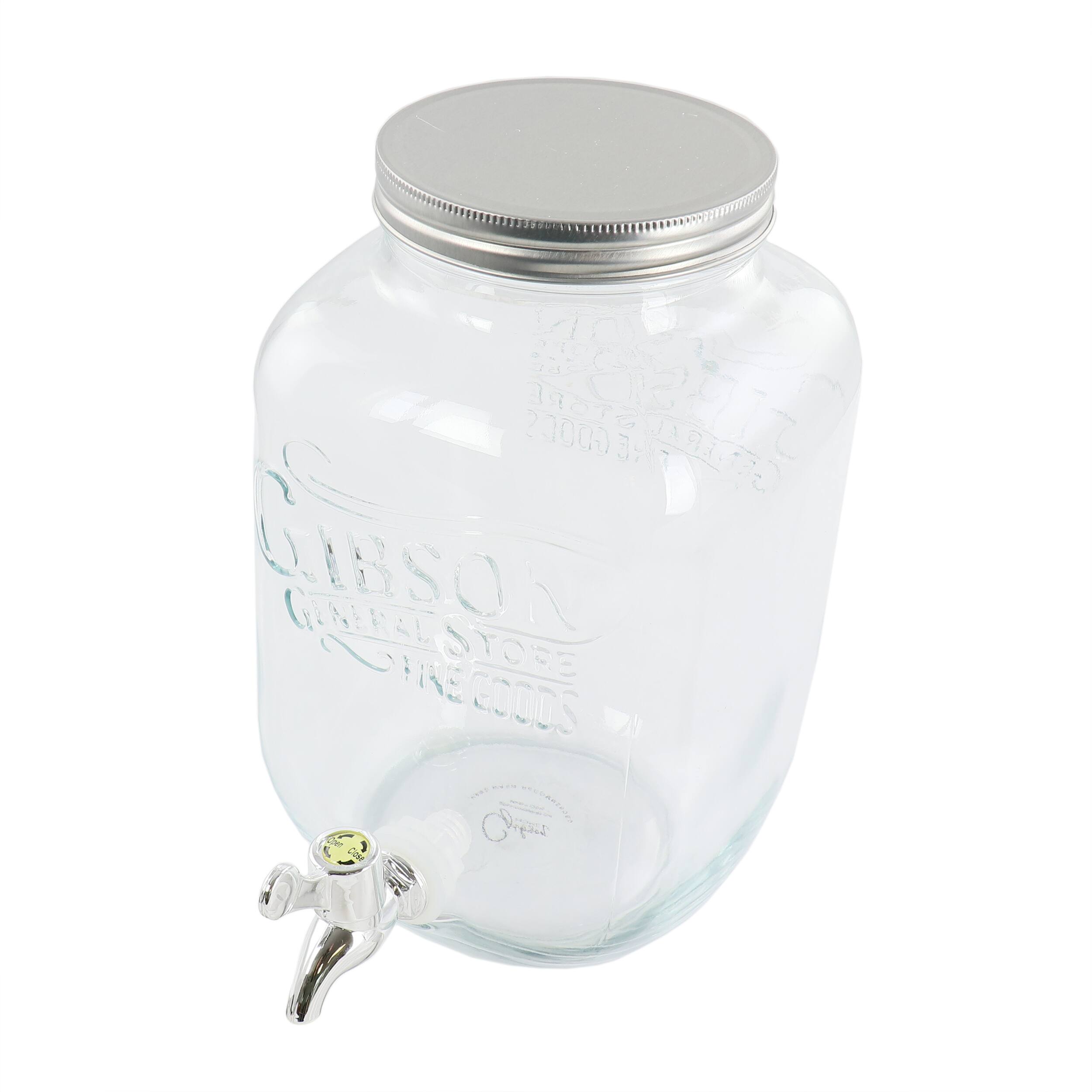 Gibson General Store Clear Mason Jar with a metal lid.