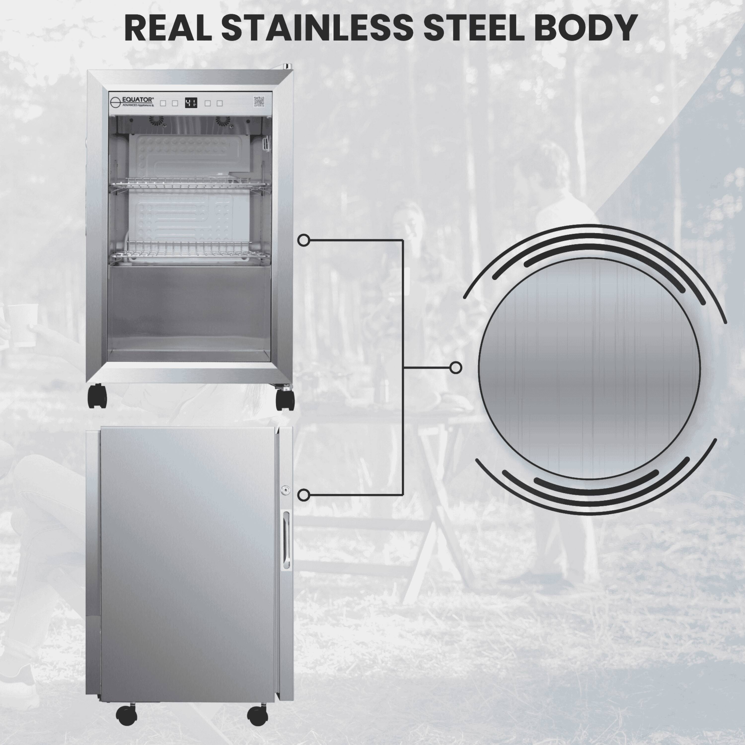 REAL STAINLESS STEEL BODY