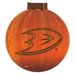 Fan Creations - Anaheim Ducks 12'' Pumpkin Sign - Orange