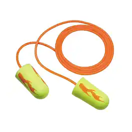 3M - E-A-Rsoft Neon Blasts Corded Earplugs, NRR 33 dB, 200/Pack - Orange/Yellow