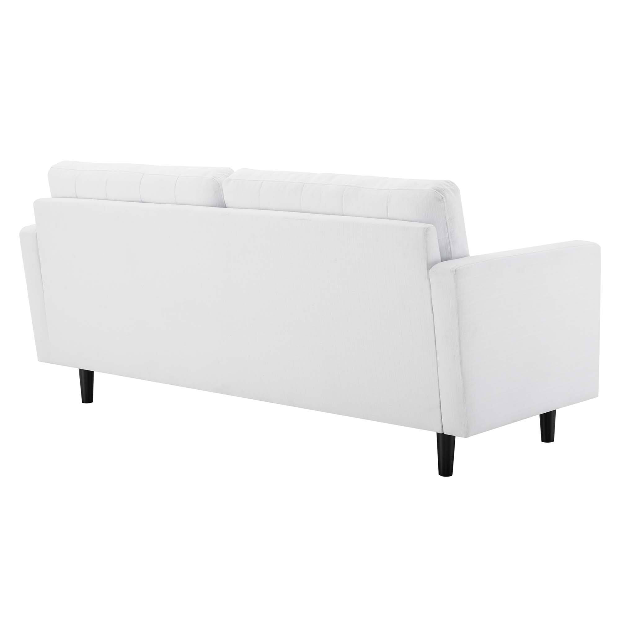 Alt View 2. Modway - Exalt Tufted Fabric Sofa by Modway - White.
