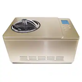 Whynter - Ice Cream Maker 2 Quart Capacity Stainless Steel Bowl & Yogurt Function - Champagne Gold