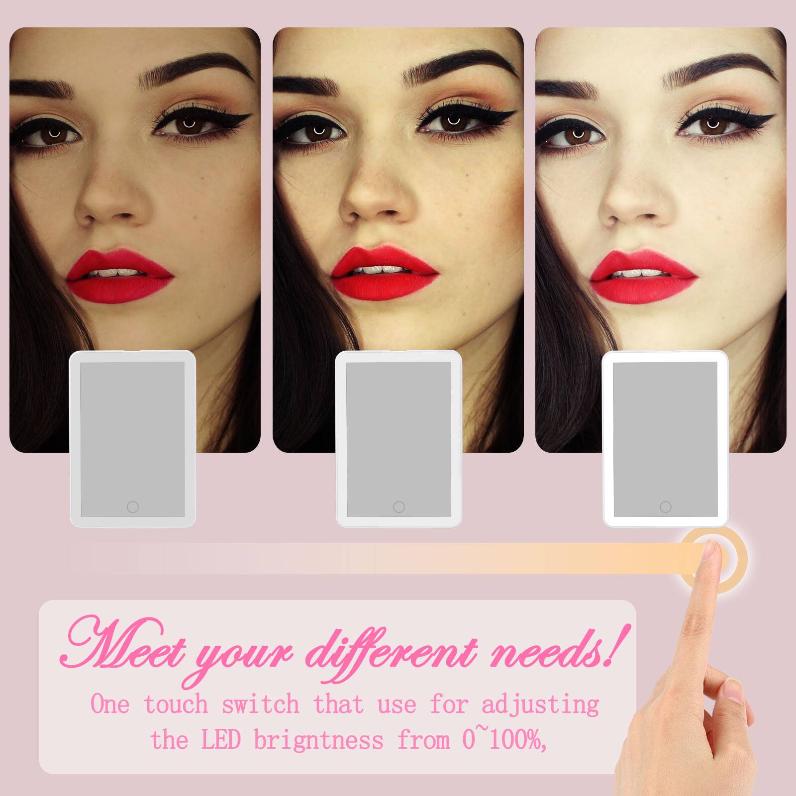 Meet your different needs! One touch switch that use for adjusting the LED brightness from 0~100%,