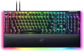 Razer - BlackWidow V4 Pro Full Size Wired Mechanical Green Clicky Switch Gaming Keyboard with Chroma RGB Backlighting - Black