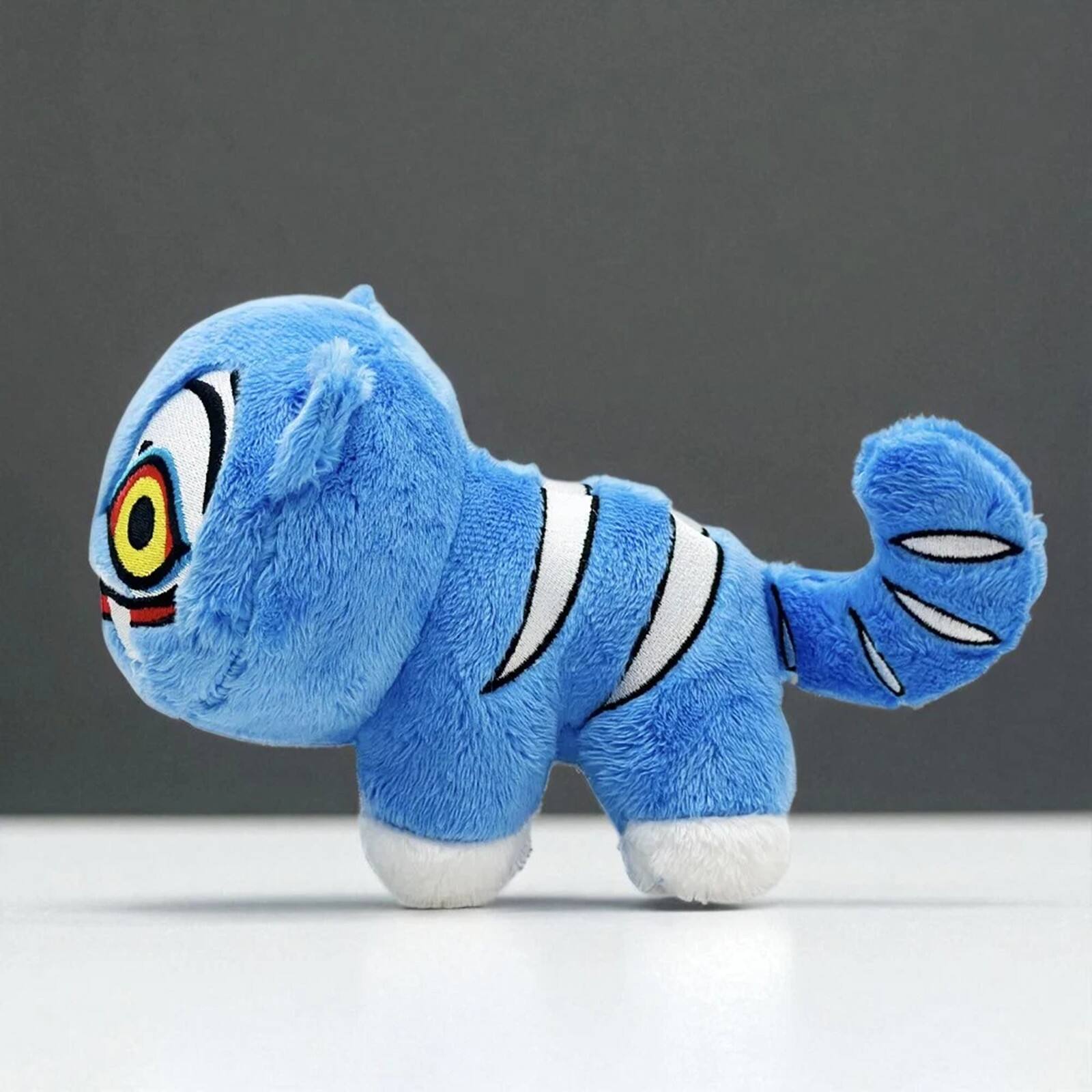 Left. MITAOSLIM - Demon Hunters Derpy Tiger KPop Plush Doll - 7 inch.
