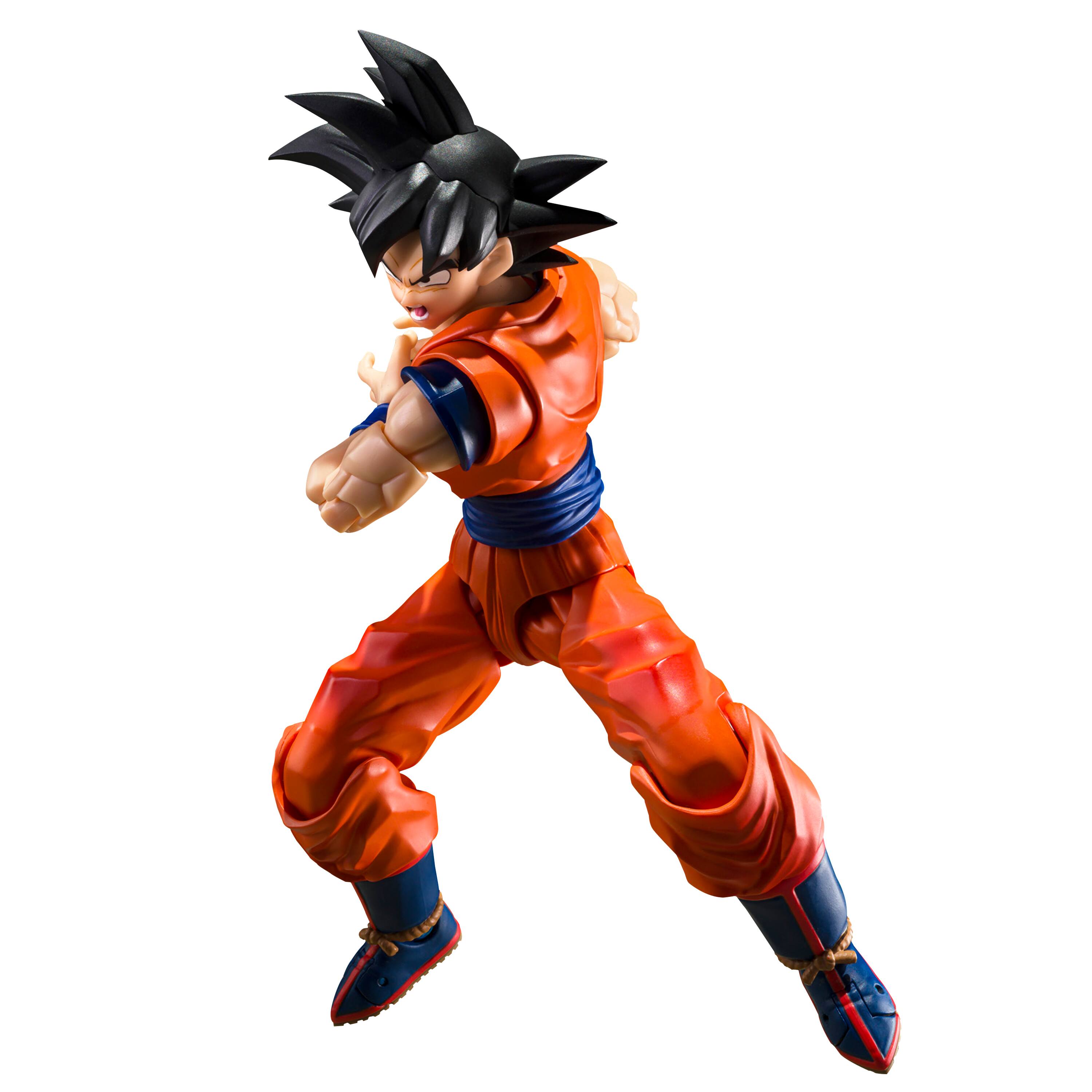 Alt View 3. Bandai - 5.5" Son Goku (The Kind-Hearted Saiyan) - Dragon Ball Z - Tamashii Nations S.H.Figuarts.