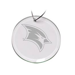 Jardine - Saginaw Valley State Cardinals 3'' Glass Round Ornament - Multicolor
