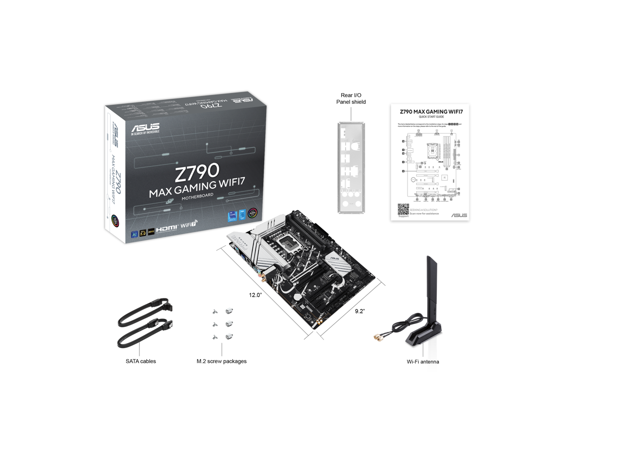 ASUS Z790 MAX GAMING WIFI7  
CODE: MALK GAMING Z790 WIFI7 MAX GAMING MOTHERBOARD  
HDMI WIFI7  
PRIME