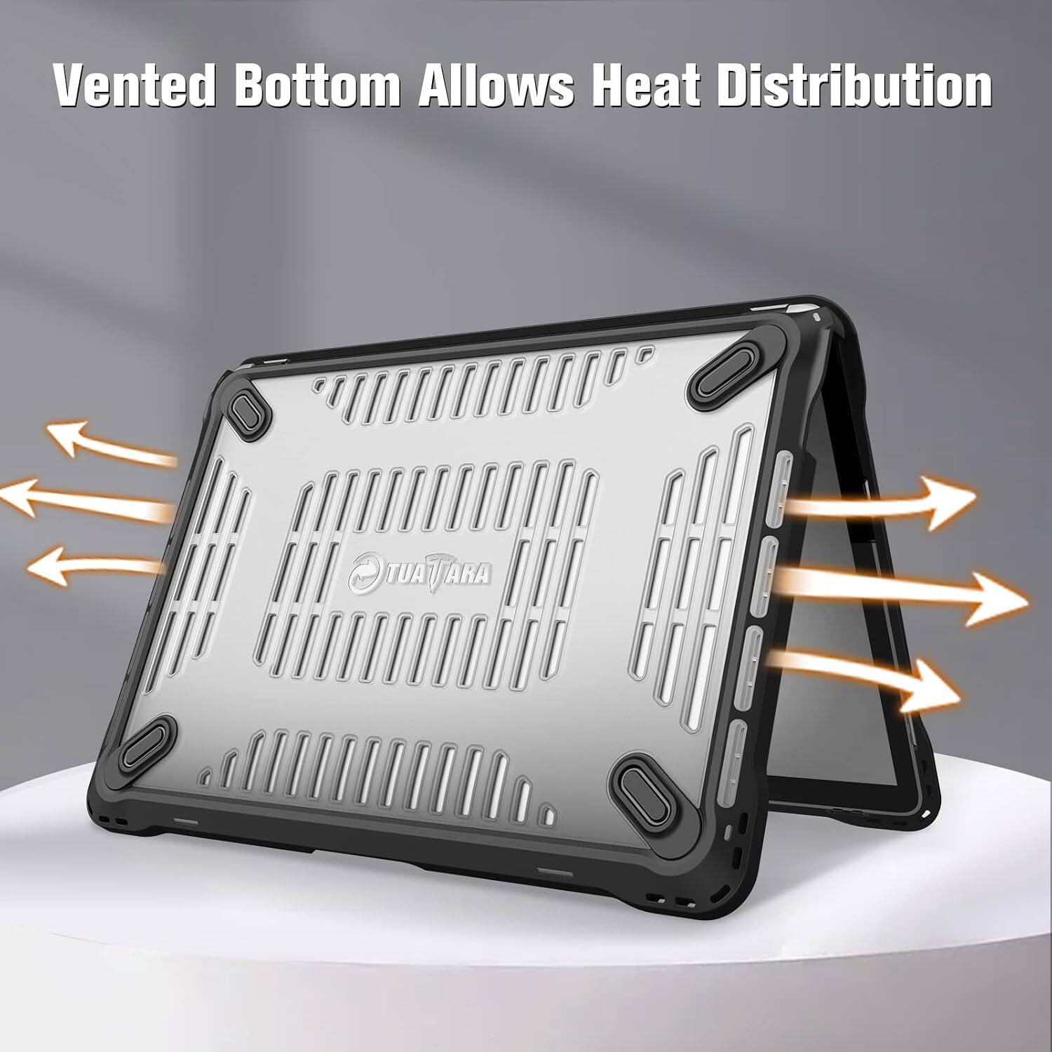 Vented Bottom Allows Heat Distribution  
TUATARA