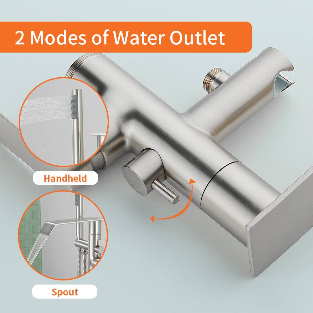 2 Modes of Water Outlet

- Handheld
- Spout