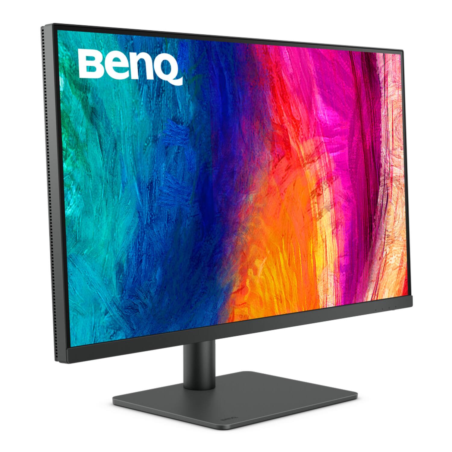 Back. BenQ - AQCOLOR PD3205U Designer 31.5" IPS LED 4K UHD Monitor with HDR10 (HDMI/DP/USB-C 90W/USB Type B) - Gray.