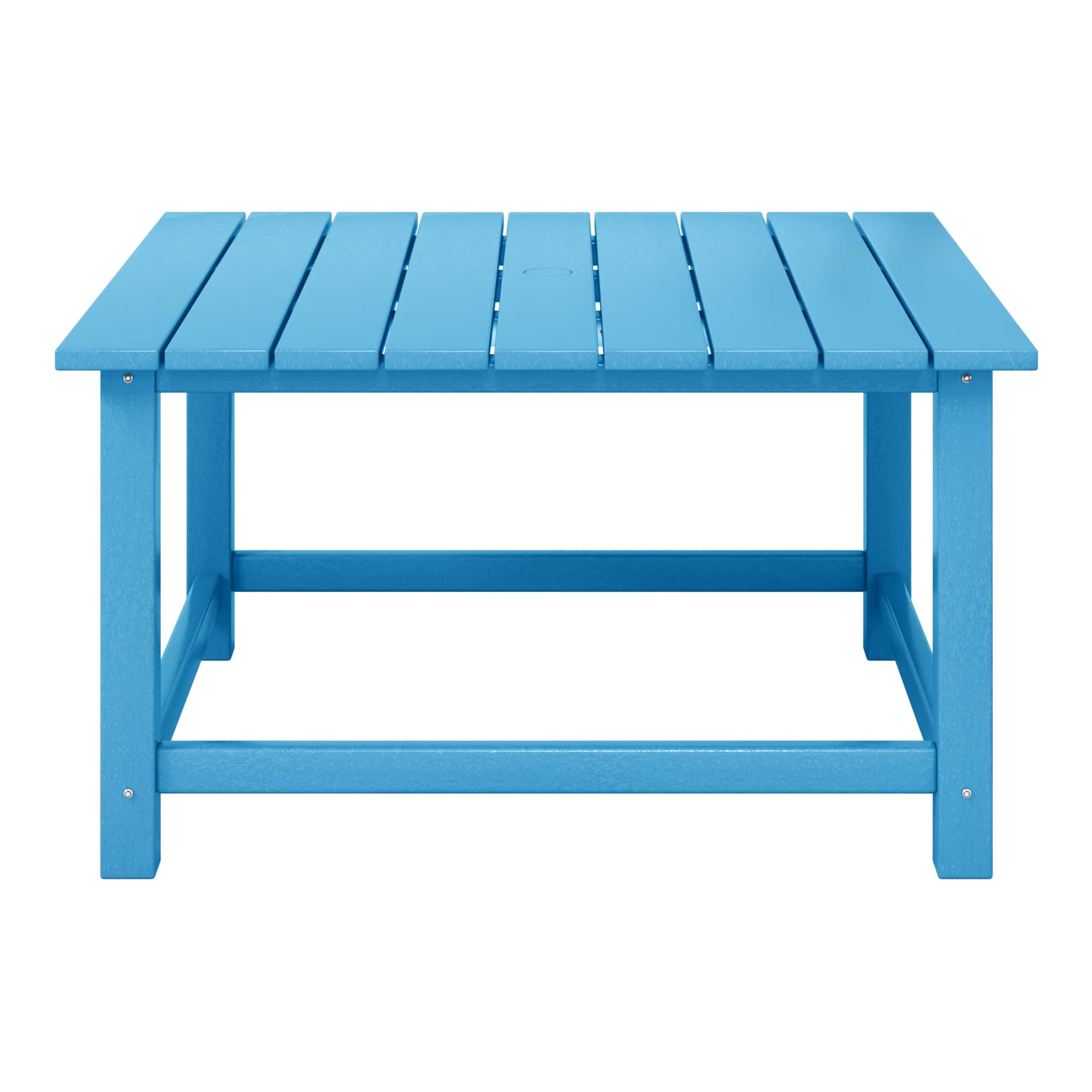 WestinTrends - Malibu Low Outdoor HDPE Square Patio Coffee Table - Pacific Blue price history on PriceWatchPro