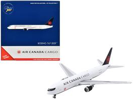 GeminiJets - Boeing 767-300F Commercial Aircraft Air Canada Cargo (C-GXHM) Tail 1/400 Diecast Model Airplane - White with Black