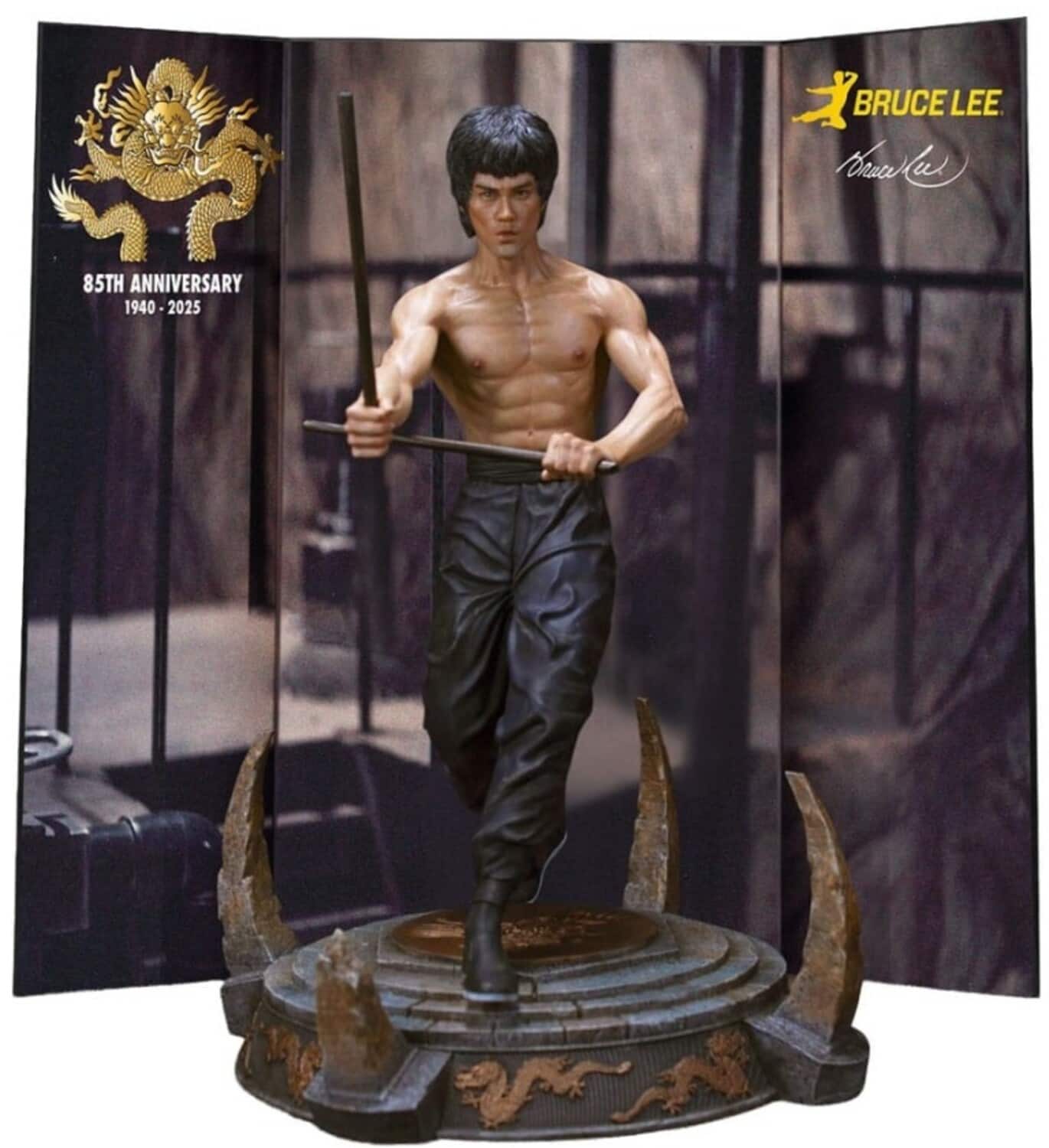 PopMarket - Bruce Lee - Kali Sticks Fight - Deluxe Version Polyresin Statue - COLLECTIBLES - Multicolor price history on PriceWatchPro
