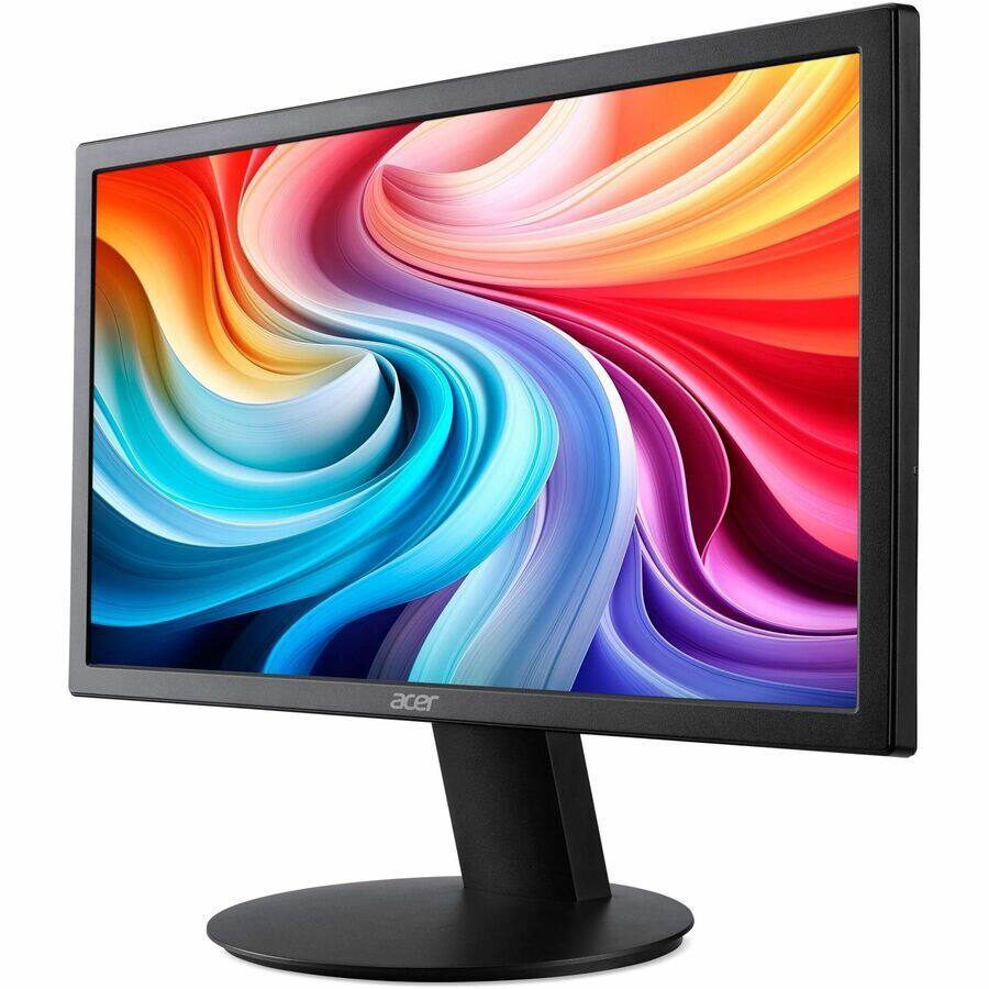 Alt View 1. Acer - Acer V206Q A 20" Class LCD Monitor - 16:9 - Black - 19.5" Viewable - 200 Nit - 6 ms - HDMI - VGA - Black.