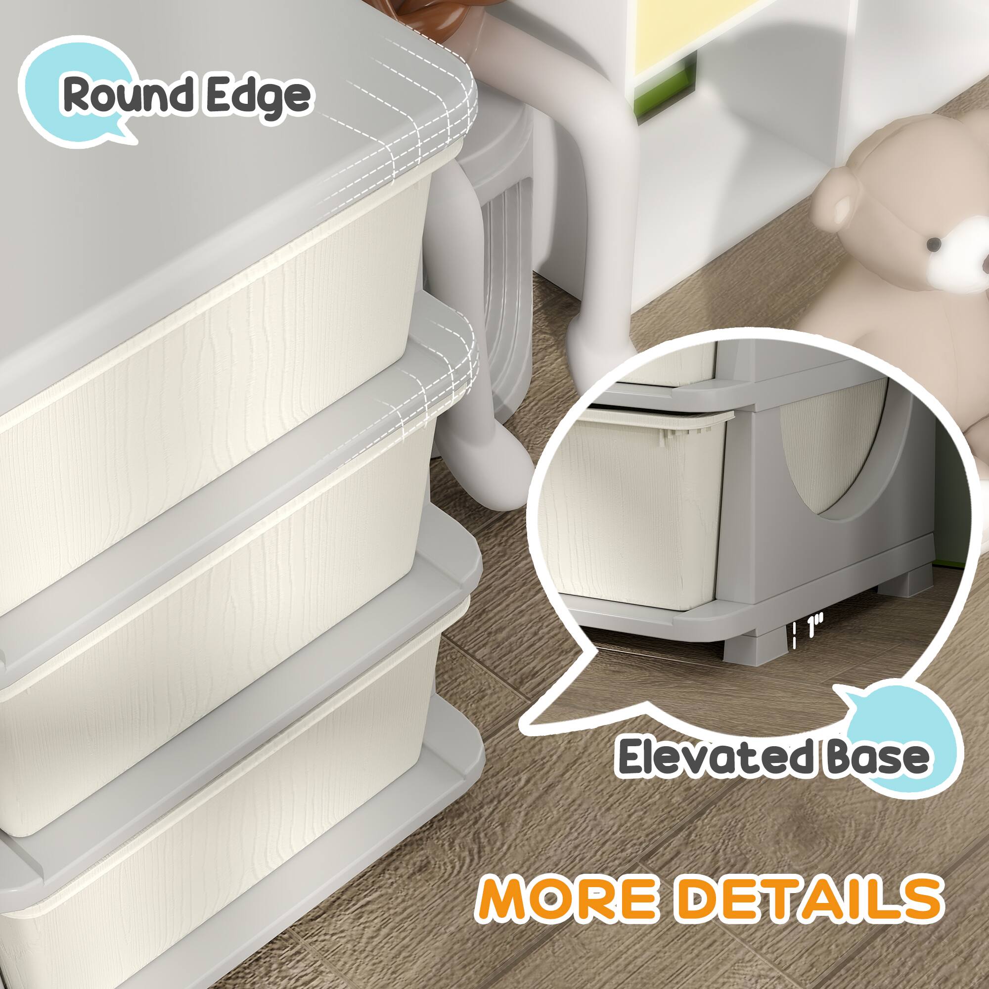 Round Edge
Elevated Base
MORE DETAILS