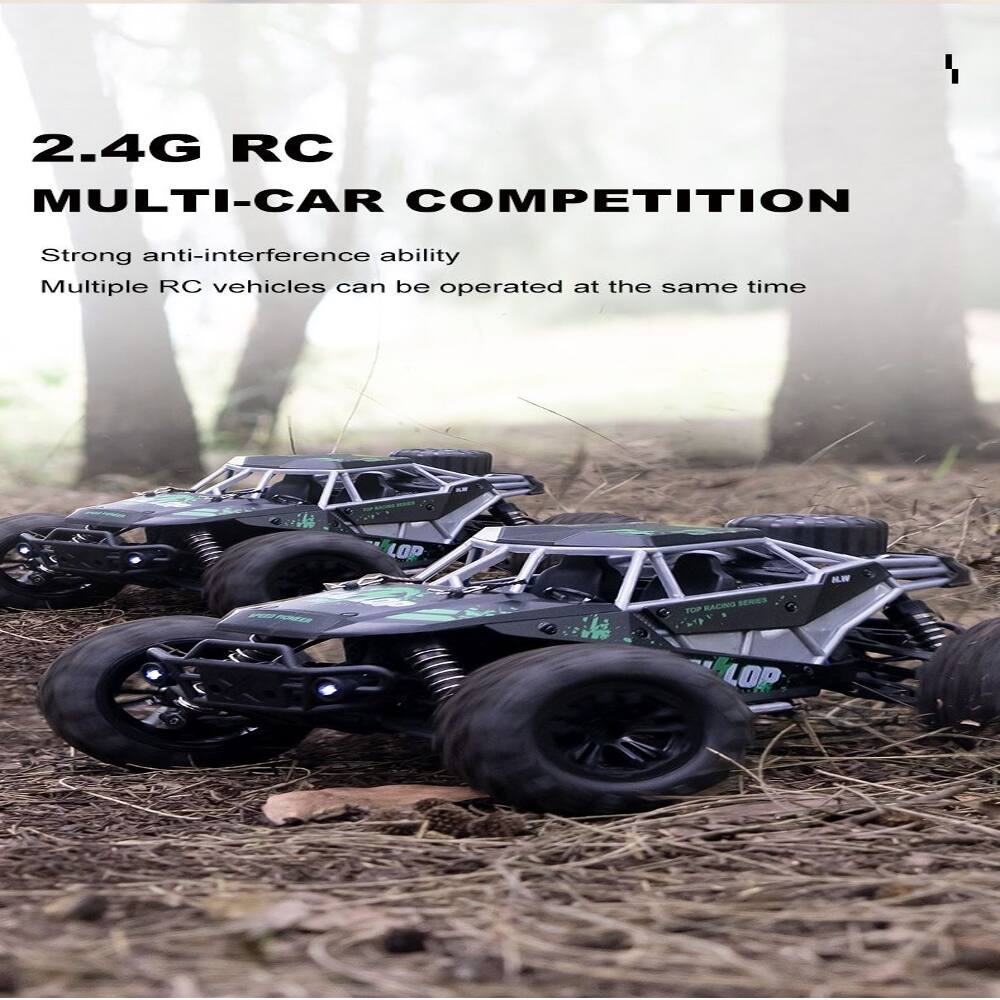 2.4G RC MULTI-CAR COMPETITION  
Strong anti-interference ability  
Multiple RC vehicles can be operated at the same time