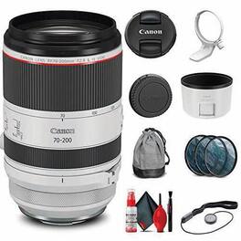 Canon - RF 70-200mm f/2.8L IS USM Telephoto Zoom Lens with Accessory Kit