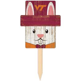 Fan Creations - Virginia Tech Hokies 16" x 19" Easter Bunny Yard Stake - Multicolor