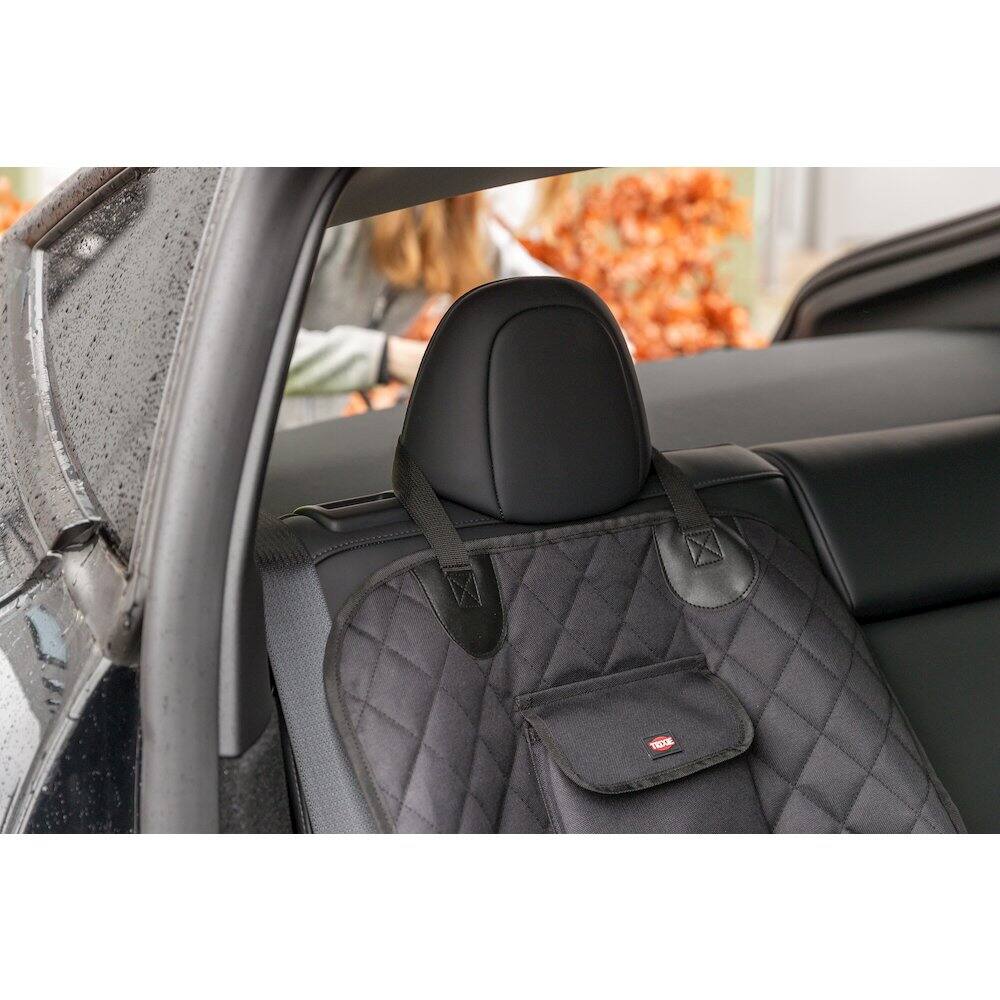 Alt View 2. TRIXIE - Pet Lite Car Seat, Dog Booster Seat, Travel Pet Bed - Black.