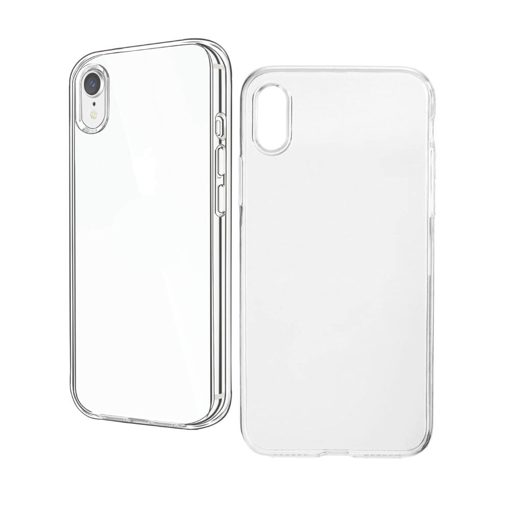 Alt View 4. Qixxronics - Phone Cover for iPhone XR Clear Case Shockproof Phone Case for iPhone XR - Clear.