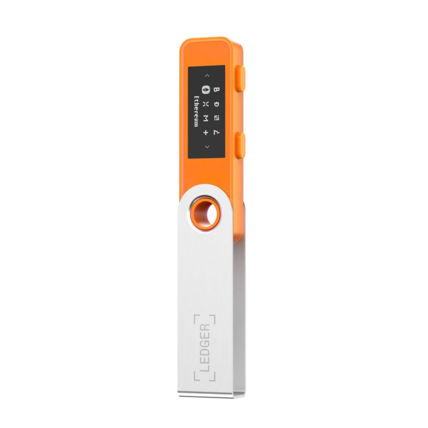 Alt View 13. Ledger - Nano S Plus Crypto Hardware Wallet - BTC Orange.