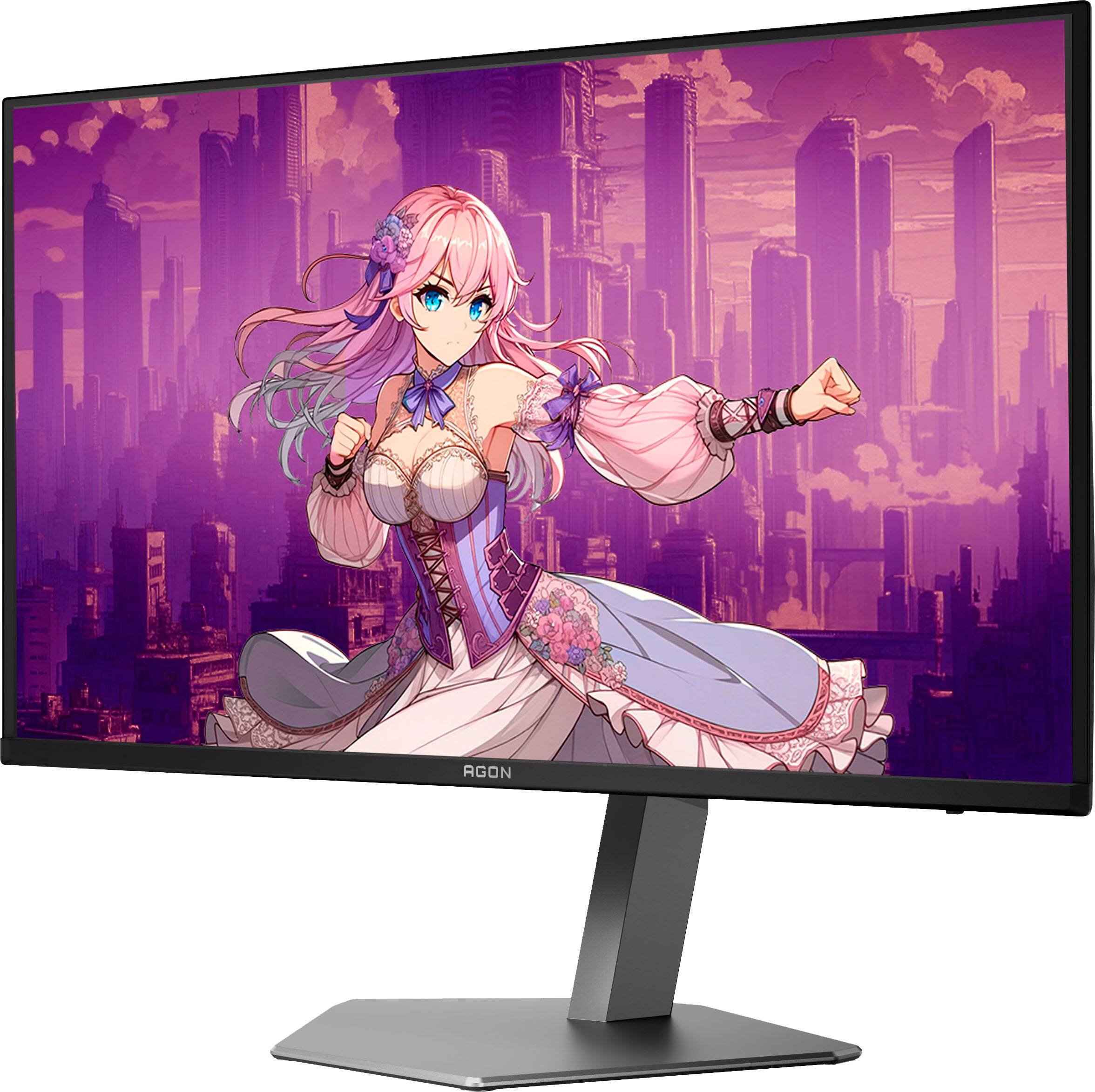 Left. AOC - 31.5" AG326UD QD-OLED, UHD, 165hz Gaming Monitor - Black.