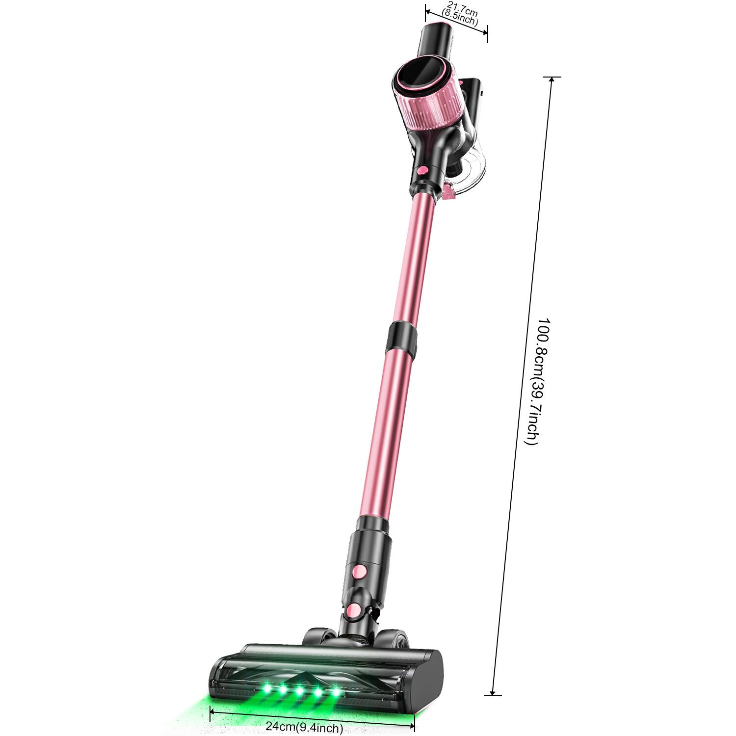 - 21.7cm (8.5 inch)
- 100.8cm (39.7 inch)
- 24cm (9.4 inch)