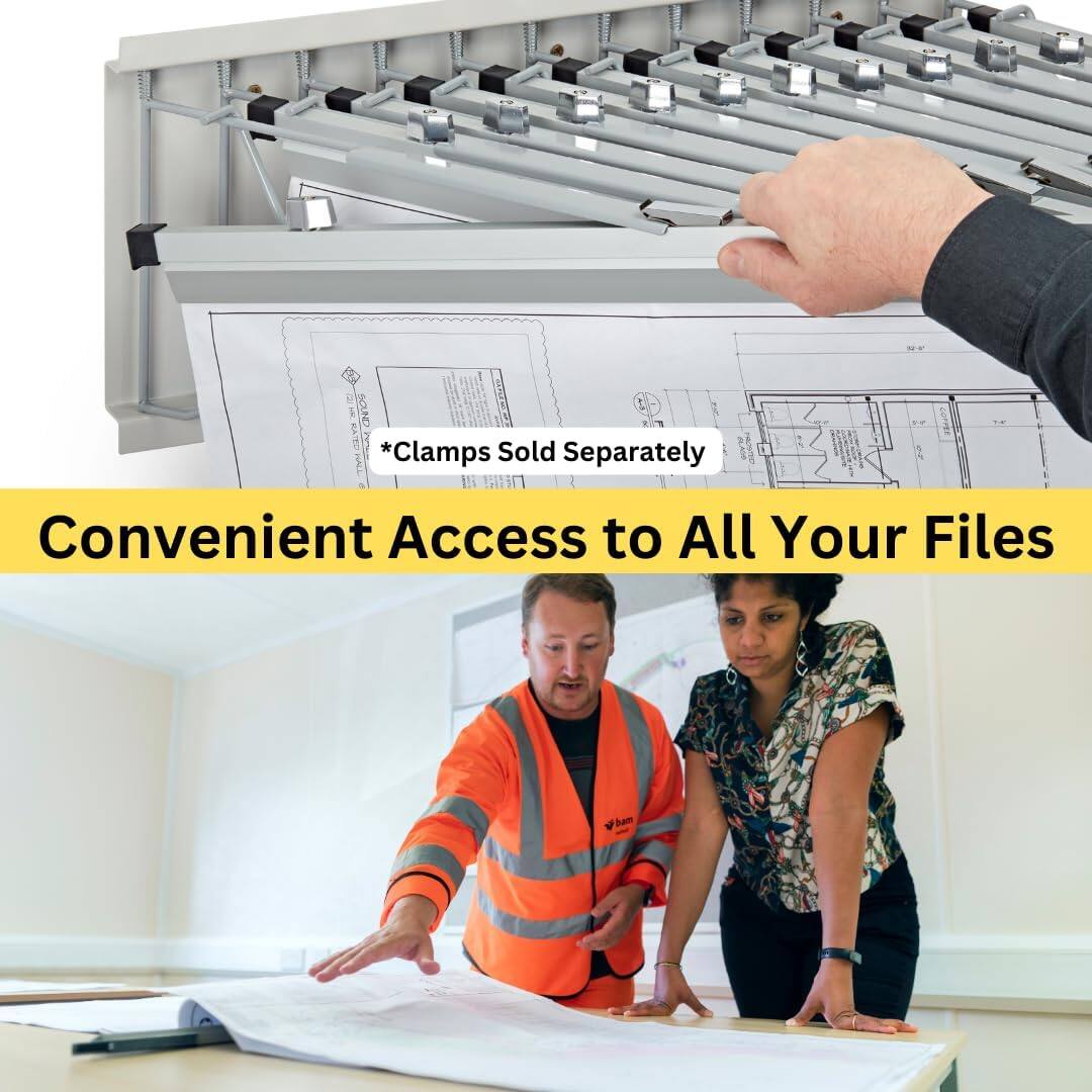 *Clamps Sold Separately, Convenient Access to All Your Files