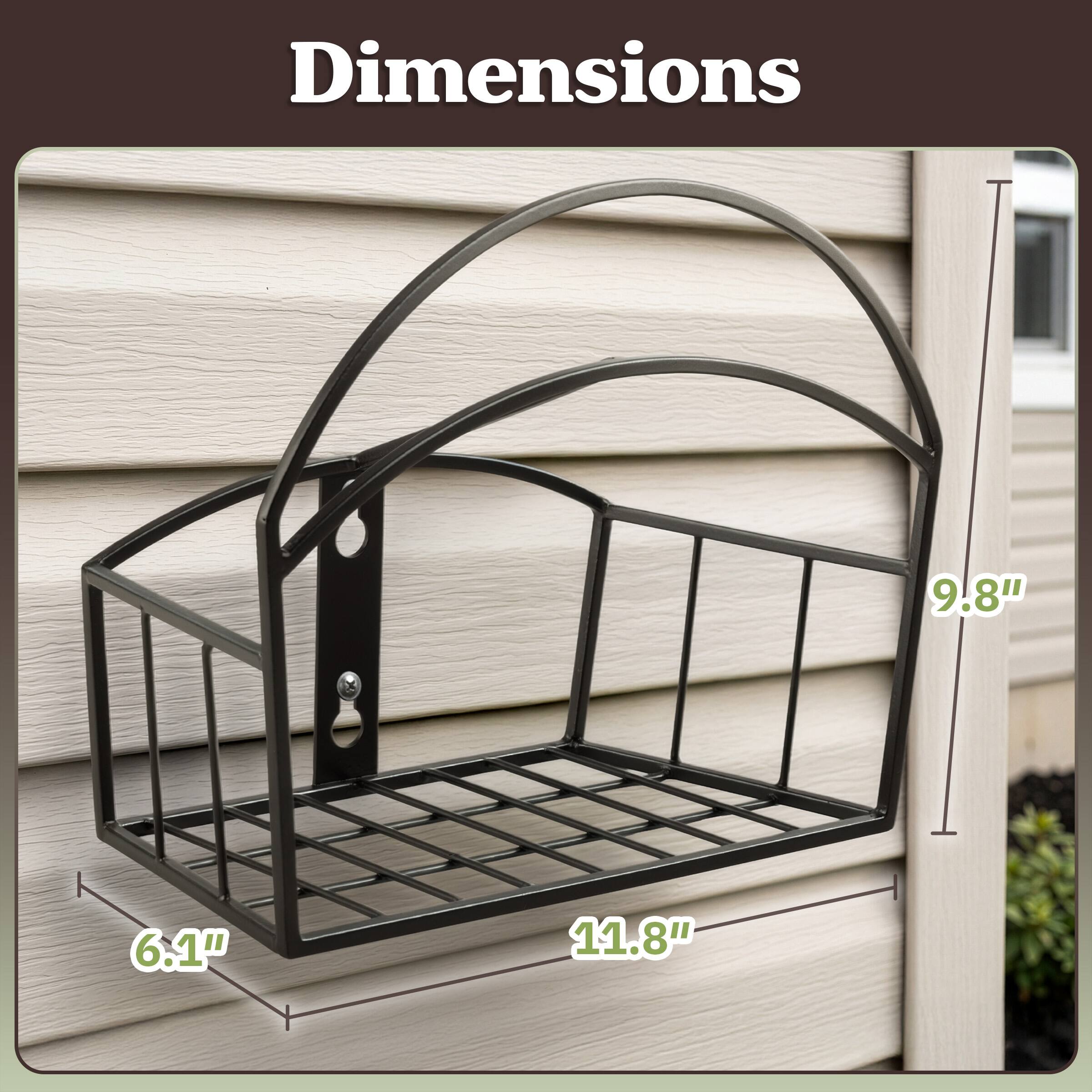 Dimensions: 9.8" x 6.1" x 11.8"