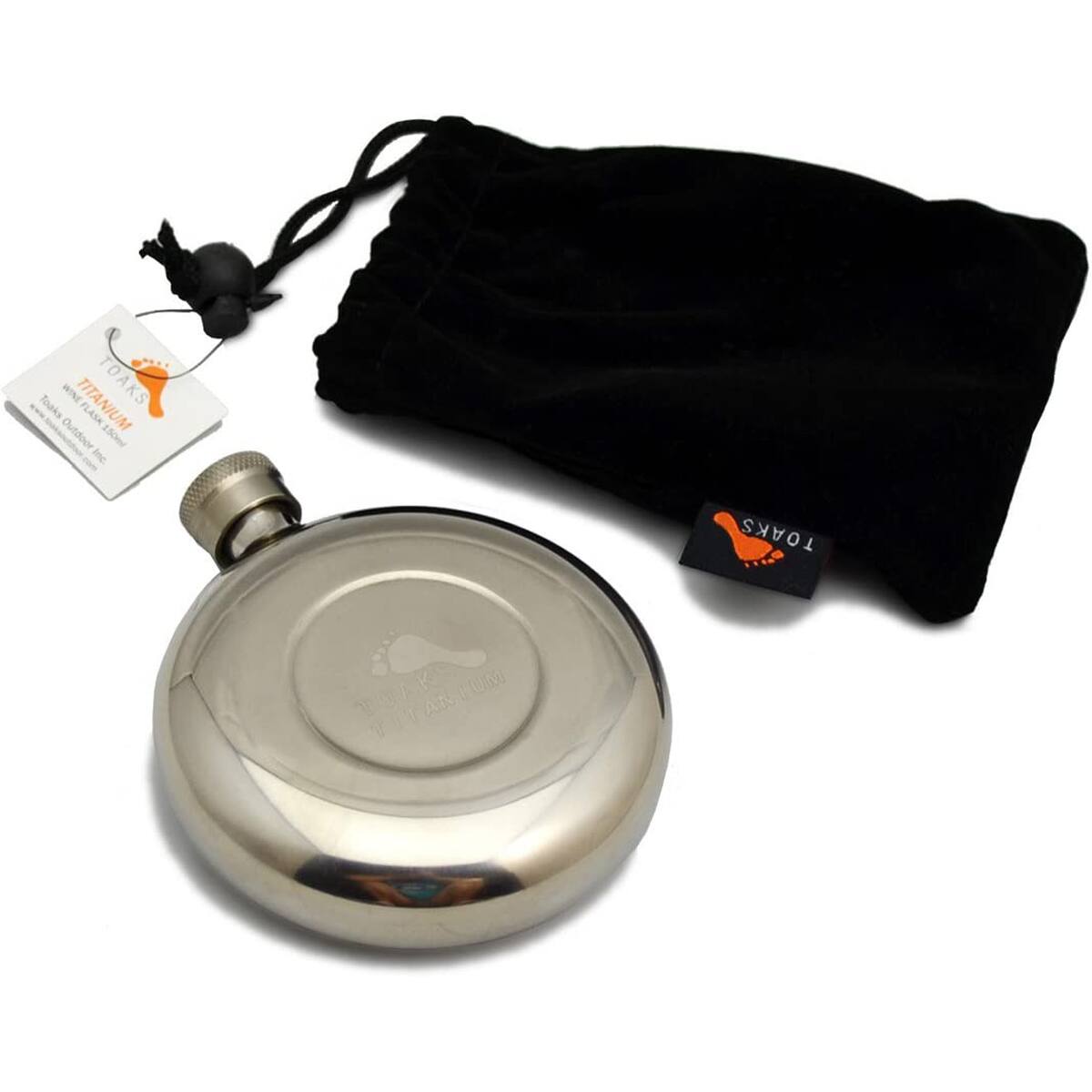 Toaks Wine Titanium Flask Outdoor 150ml