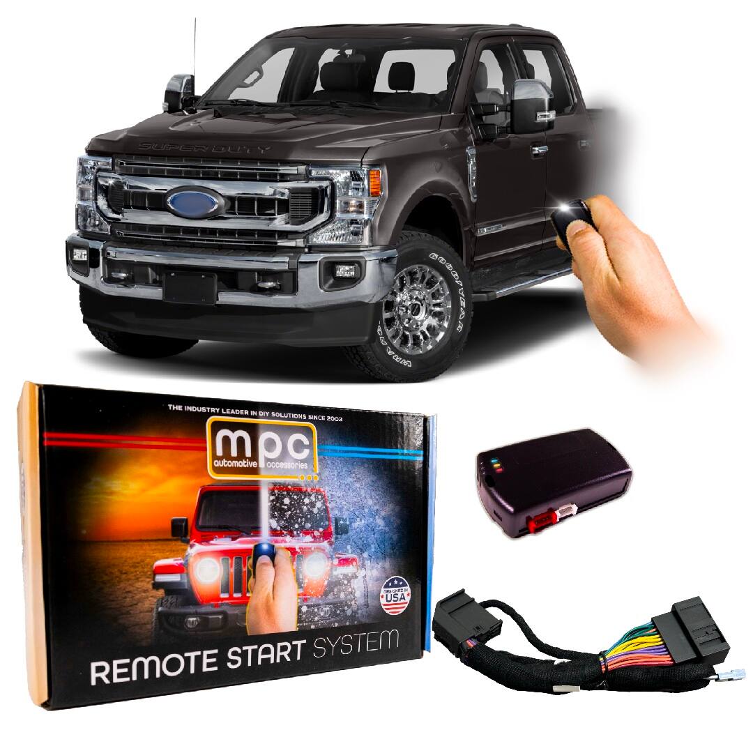 MPC - Remote Start Kit For 2022 Ford F-250/F-350/F-450/F-550 | Plug and Play | 3X Lock - Black