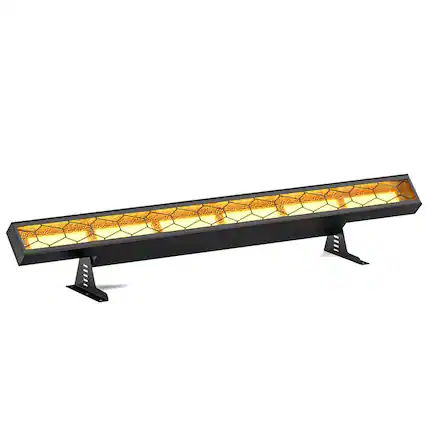 Front. UKing - 1 PC 480W Retro Stage Light Wall Washer LED Lights COB RGB Light DMX Halloween.