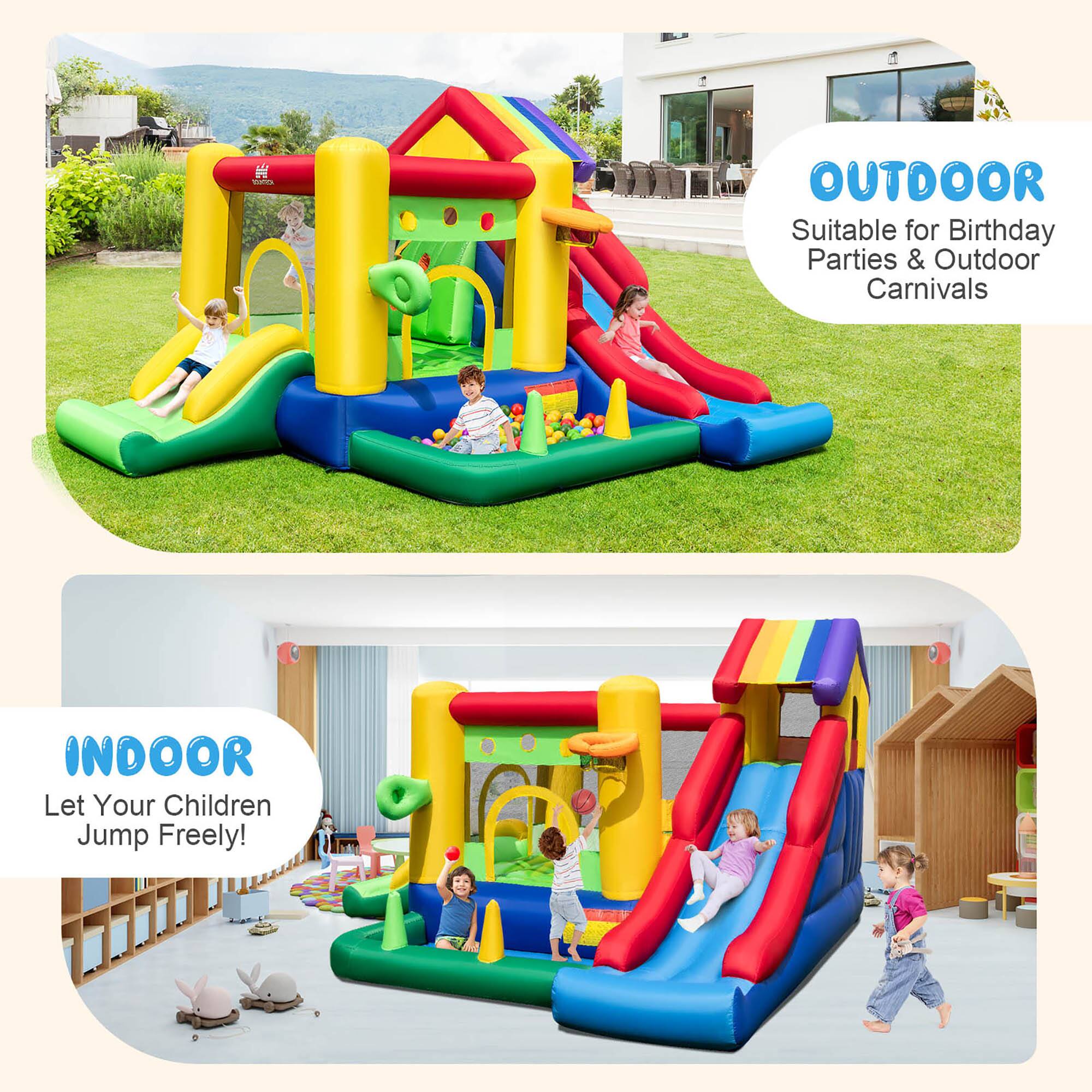 OUTDOOR  
Suitable for Birthday Parties & Outdoor Carnivals  

INDOOR  
Let Your Children Jump Freely!