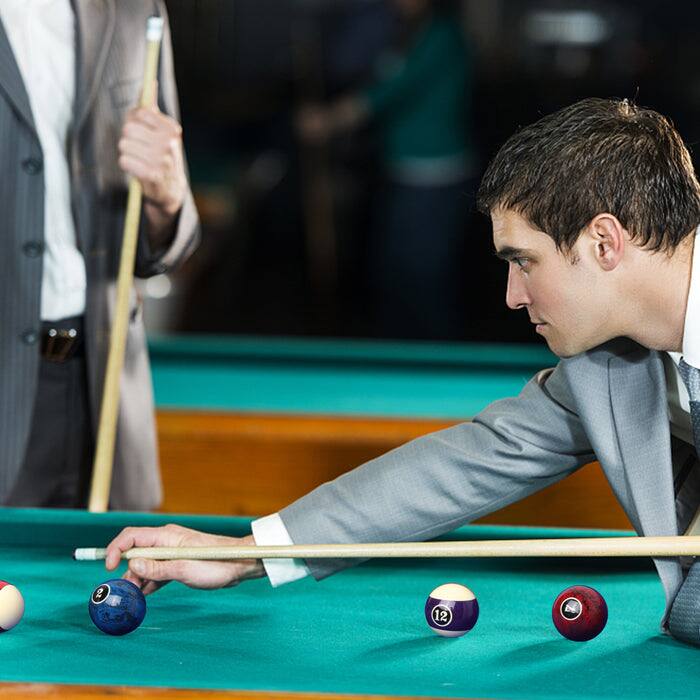 Alt View 3. GSE Games & Sports Expert - 2 1/4-Inch Dark Marble Swirl Professional Regulation Size Billiards Pool Balls Set, Standard Ball Set - Standard Style.