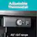 Adjustable Thermostat
40° - 64° range