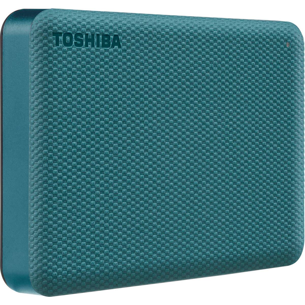 Alt View 1. Toshiba - Toshiba Canvio Advance 4TB USB 3.2 Gen 1 Portable Hard Drive, Green - Green.