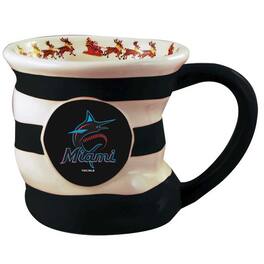 The Memory Company - Miami Marlins 18oz. Team Holiday Mug - Multicolor